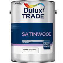 Dulux Trade Satinwood oil based Pure brilliant wihte